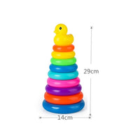 Yellow Duck Rainbow Tower