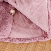 Pearly Wool Fur Coat