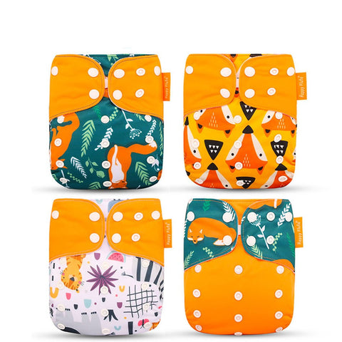 4-piece Reusable Diapers Set