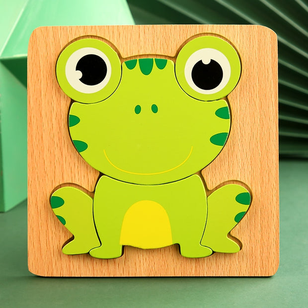 3D Wooden Intelligence Puzzle
