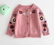 Embroidered Floral Cardigan