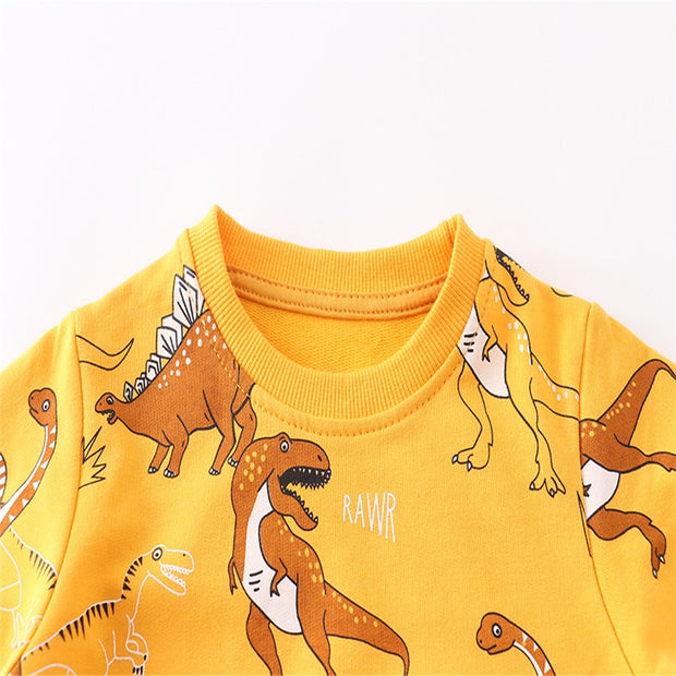 Dinosaur Print Sweater