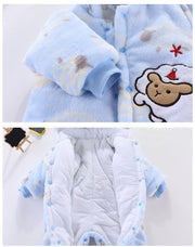 Hooded Thick Winter Onesie