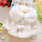 Pearly Wool Fur Coat