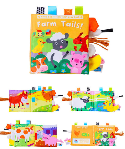 Animal Tails Cloth Book