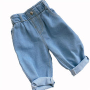 High Waist Garter Jeans