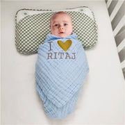 6-layer Personalized Bamboo Cotton Baby Blanket