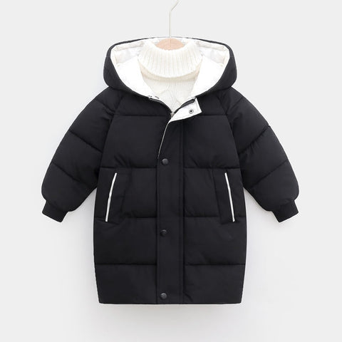 Long Cotton-padded Parka Coat