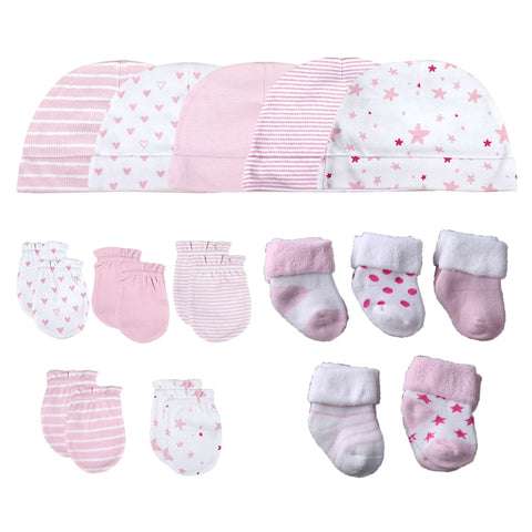 Newborn Socks & Cap Set