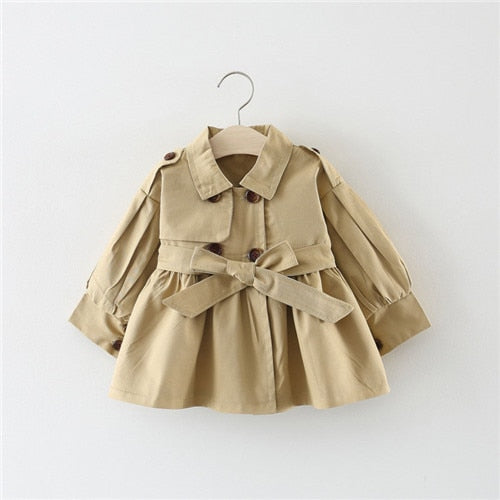 Ribbon Trench Coat