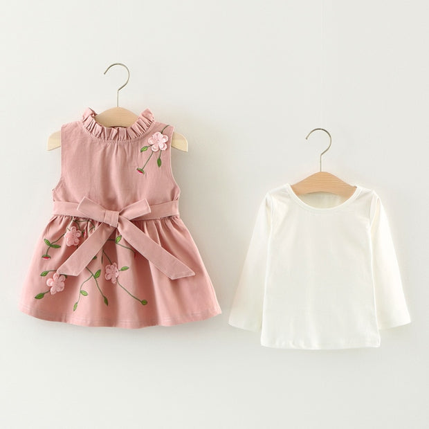 Two-piece Floral Dress