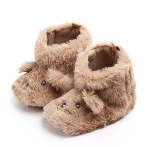 Fuzzy Animal Design Boots