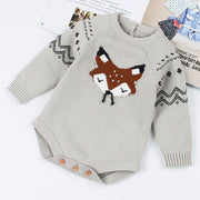 Fox Design Knitted Romper