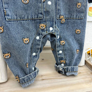 Denim Baby Romper Jeans