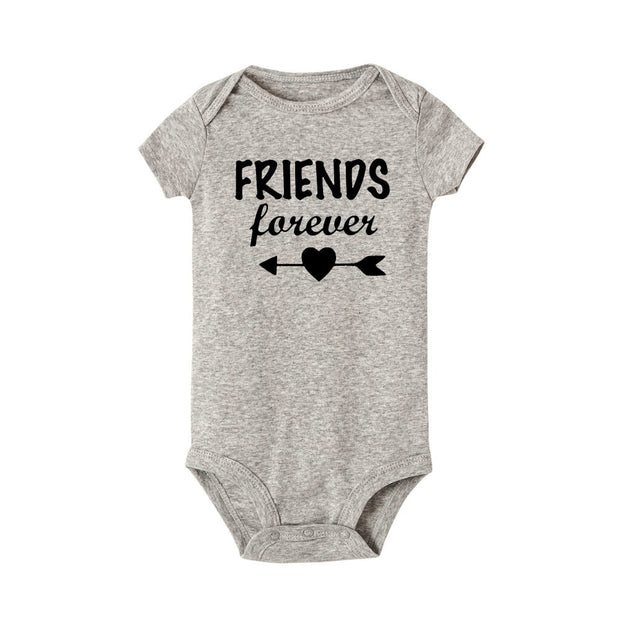 Born Together and Friends Forever Twin Jumpsuit