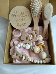 Personalized Newborn Toy Gift Set