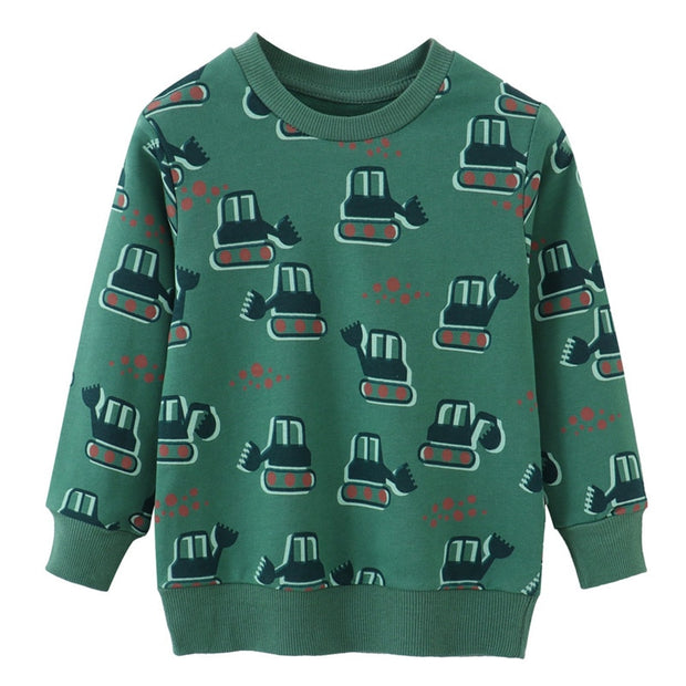 Whale Print Sweatshirt