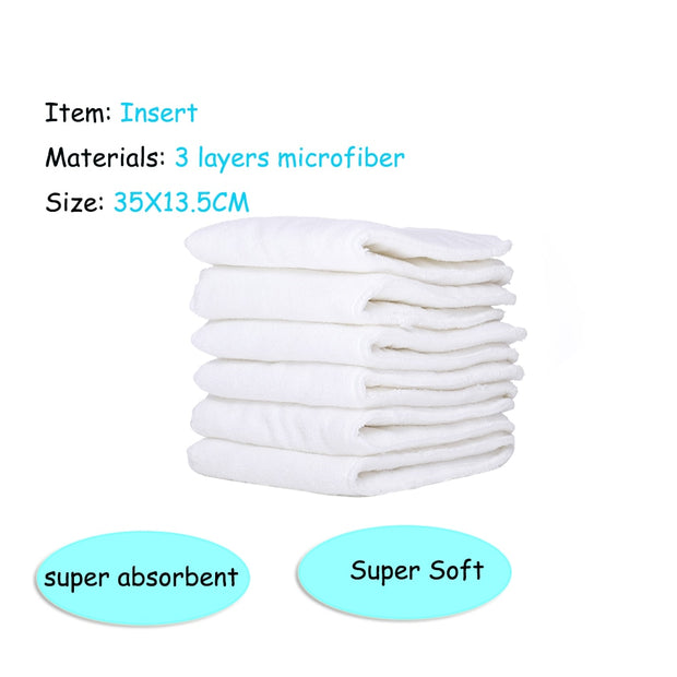 4-piece Reusable Diapers Set