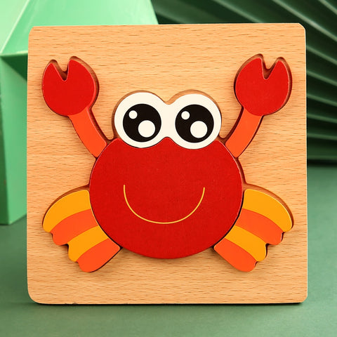 3D Wooden Intelligence Puzzle