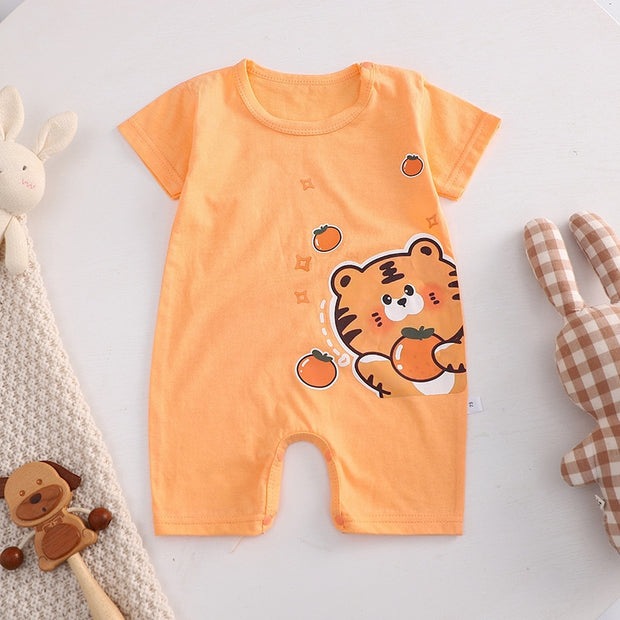 Two-tone Summer Baby Jumpsuit