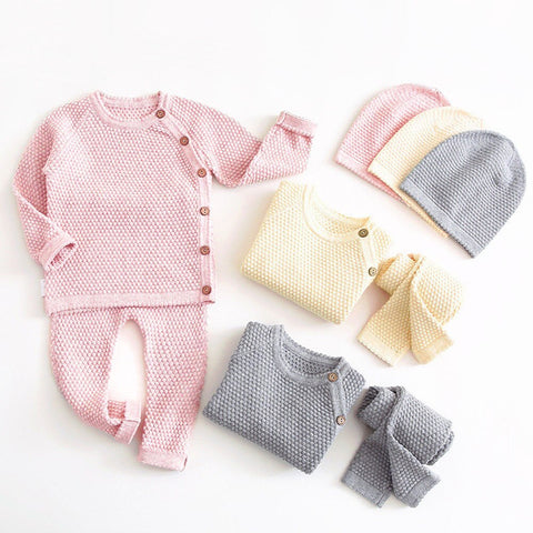 Knitted Sweater Pajama Set