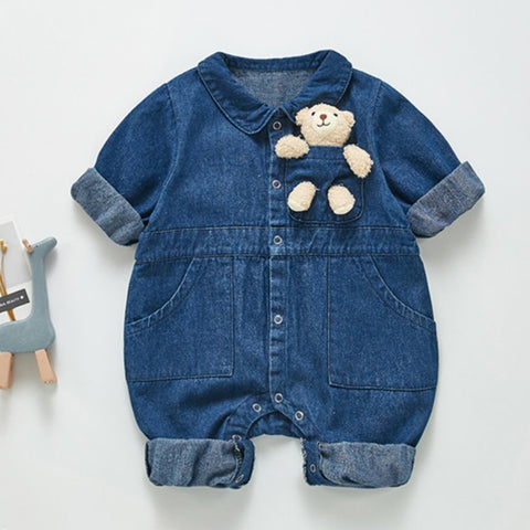 Unisex Denim Romper