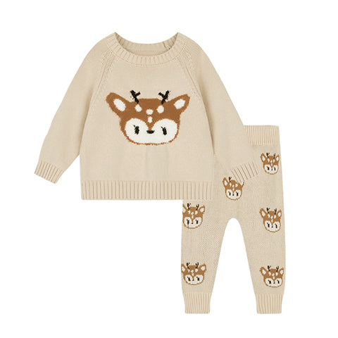 Knitted Sweater Pajama Set