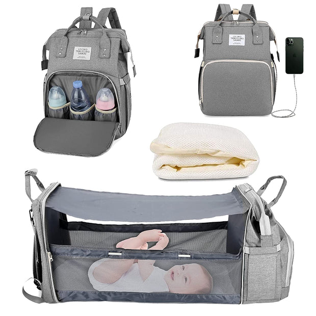 Foldable Baby Bassinet Changing Station