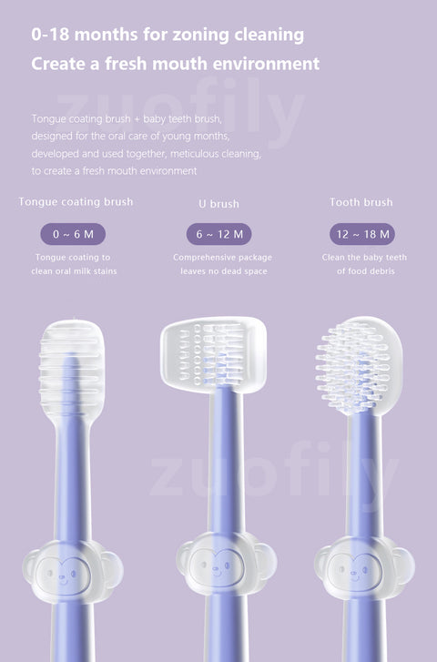Soft Bristle Toothbrush Set