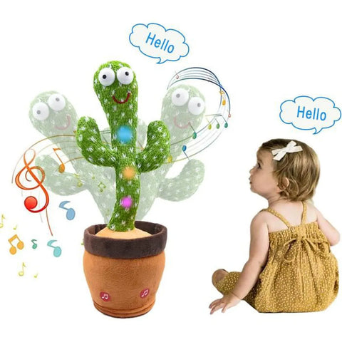 Voice Interactive Dancing Cactus