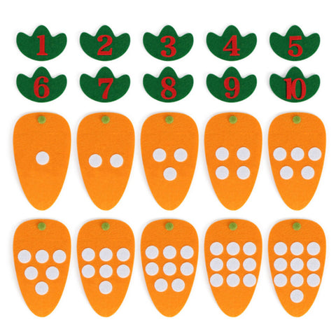 Montessori Carrot Counting Toy